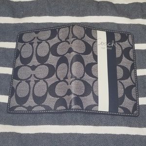 Coach passport holder